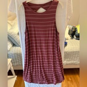 Striped Sleeveless Dress